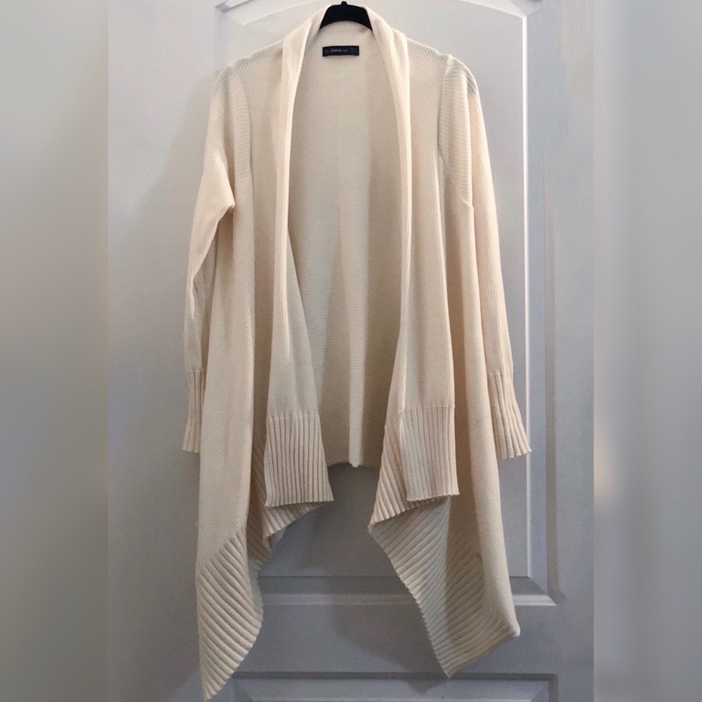 Zara Knit Cream Cardigan